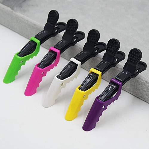 F-Bbko 10Pcs Alligator Hair Clips - Hair Clips For Women Thick Hair,Hair Clips For Styling, Hair Styling Clips, Aligator Clips, Salon Hair Clips, Plastic Hair Clips, Gator Clips #TOP6