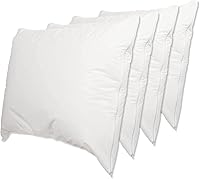 Vista 6 de ForPro Professional Collection Protectores de almohada impermeables de alta calidad, fundas de almohada de tamaño estándar con cremallera, gris Gris