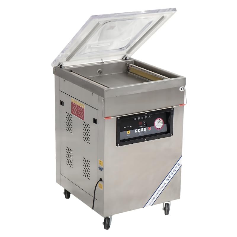 Máquina de sellado al vacío, sellador de doble cámara para conservación de alimentos, cocción al vacío, almacenamiento de paquetes al vacío para carnes, verduras y más
