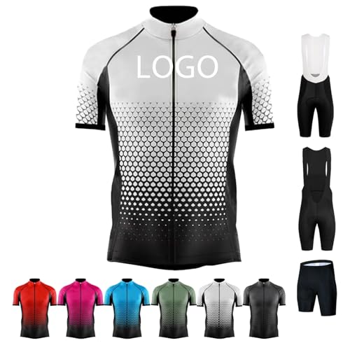 Maillot Ciclismo Personalizado para Adulto/Adolescente Ropa Ciclismo Mountain Bike de Secado Rápido para Hombre con Logotipo del Equipo(E)