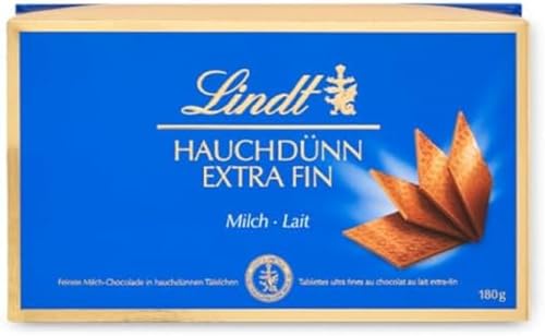 Lindt Extra Fine Swiss Thins Milk Chocolate Box 180g (B01360LTXM) Amazon Price History, Amazon Price Tracker