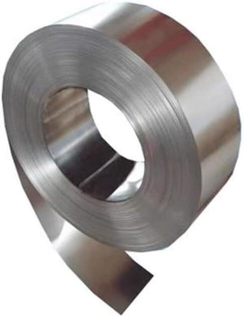 5 Meter High Elasticity 301 Stainless Steel Narrow Foil Strip Roll 10x5000 mm, for Mold Manufacturing(Thickness 1mm)