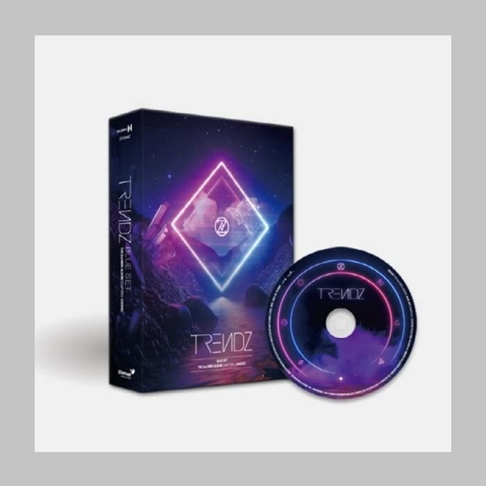Mini album photo TRENDZ bleu le coffret cadeau idéal avec poster pour adolescent