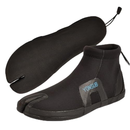 Zapatos de natación de secado rápido con punta dividida para hombre, calzado de playa de neopreno para deportes acuáticos y actividades (9 (12 (46-47))