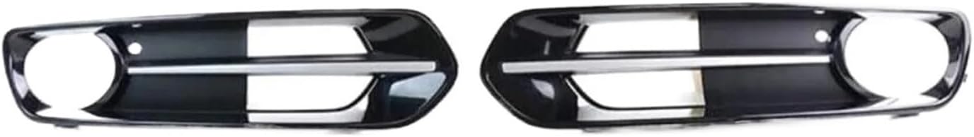 Pair Front Fog Light Intake Frame Grille Lamp Cover Bezels Compatible For BMW 1 Series F20 F21 2010-2015 SPORT LINE 51117341613