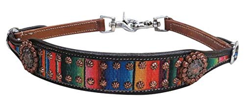 Showman Serape Print Leather Wither Strap! New Horse TACK!