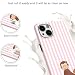 Gcxvaoi Handyhülle Magnetische für iPhone 14/iPhone 13 Hülle, Sommer Striped Gestreift Muster Aesthetic Bunt Collage Case Kompatibel mit MagSafe, Silikon Dünn Stoßfeste Niedlich Schutzhülle Rosa, Affe