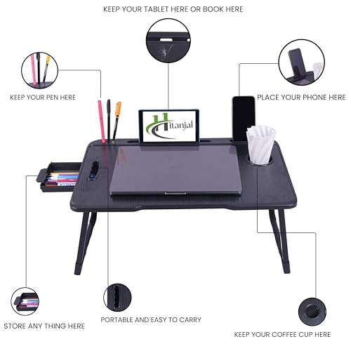 Image of Study Table (Black COTTED)