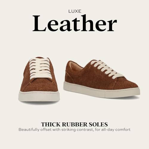 Image of Frye Ivy Low Lace Sneakers for Women - Removable Footbed Shoes - Leather Womens Casual Shoes - Crafted from Soft, Vintage Italian Leather with Removable Molded Footbed