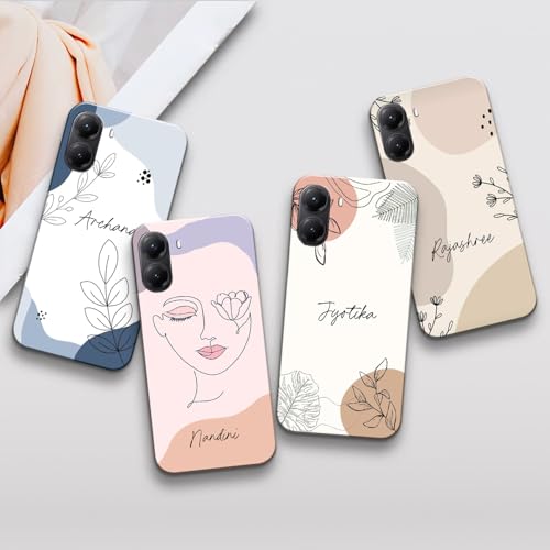 Image of COLORflow Back Cover Compatible with Poco X7 Pro 5G | Aesthetic Name Color Customized Back Cover Compatible with Poco X7 Pro 5G