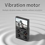 G350 Retro Handheld Game Console , 3.5 Inch IPS Screen Linux System Built-in 64G TF Card 4371 Games Preloaded Game Console 3200mAh Battery(Transparent Black) - Image 5