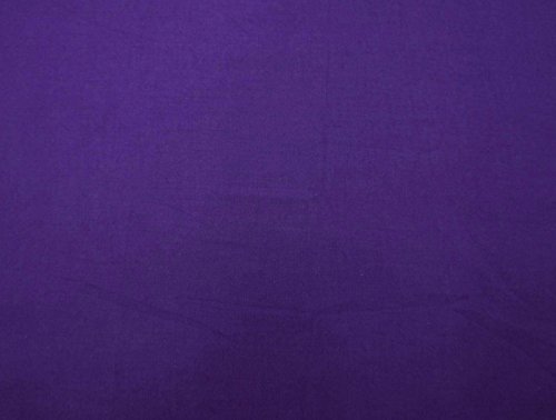 Knitwit Designer Coton Batiste Opaque 40" Wide Violet Solide Tissu à Coudre Crafting au mètre Cover