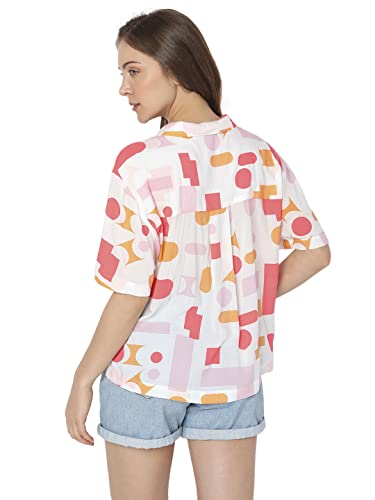 Image of VERO MODA Women's Slim Fit Collar Neck Shirt