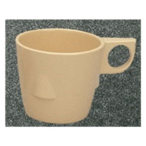Nessico Collection Melamine 8 OZ Bulbous Cup TAN Box of by Yanco – 8 oz., 8.0 ounces, Melamine, Tan, Pack of 48