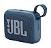 JBL GO 4 Portable Bluetooth Speaker & divvi GO Protective Hardshell Case - Blue