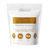 Salted Caramel Protein Powder – 25-Serving Blend with...