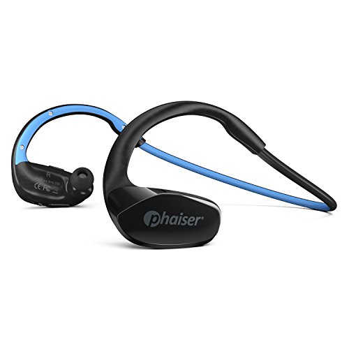 Phaiser FlexCore Gen-5 Bluetooth Headphones, Wireless Earbuds Stereo Earphones for Running with Mic