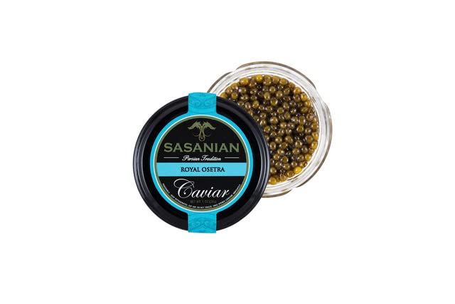 Royal Osetra Caviar  1 PK  2 oz  All Fresh Seafood  Caviar de más alta calidad