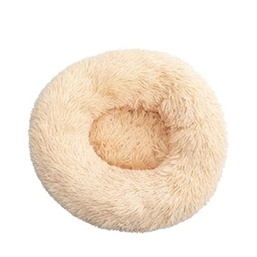 Cama para Perros Camas redondas para mascotas para perros, cama duradera para gatos, saco de dormir de felpa larga, cama súper suave para mascotas, alfombrilla de cojín para cachorros Cama de Perro(N2