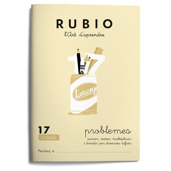 Problemes 17 RUBIO Català. Sumar, restar, multiplicar i dividir per diverses xifres | +10 anys