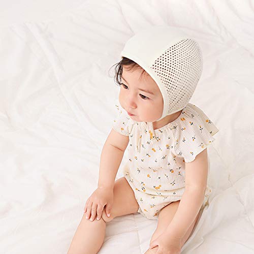 JELLYTREE Baby Hat Bonnet Summer Mesh Soft Toddler Boys Girls Fashion Pilot Cap Baby Hat Infant Beanie, 6m 12m 18m2