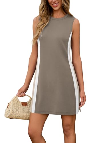 Image of Sampeel Dresses for Women 2025 Casual Summer Sundresses Sleeveless Tank Dress Fashion Outfits