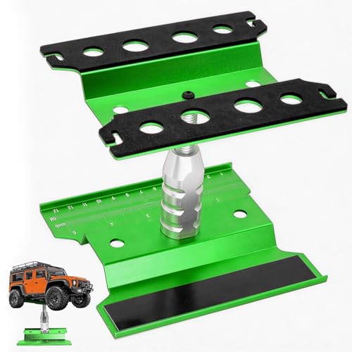 RC Car Repair Work Stand Lift Lower Adjustable Workstation Aluminum 360 Degree Rotation for...