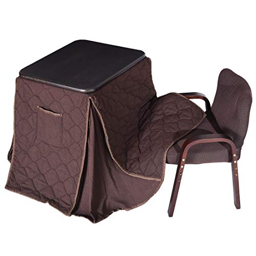 タンスのゲン こたつ 一人用 セット 幅60 高さ調節 ハイタイプ パーソナルこたつ デスク 一人用こたつ こたつデスク 21300132(63456)