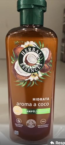 Herbal Essences Feuchtigkeitsspendendes Shampoo mit Kokosduft, 350 ml, intensive Feuchtigkeit für sehr trockenes Haar
