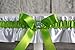 ''HANDMADE''Green and white satin wedding garter with iridescent flower and rhinestone, Green satin prom garter, White and green bridal or prom lingerie, Toss or keepsake garter