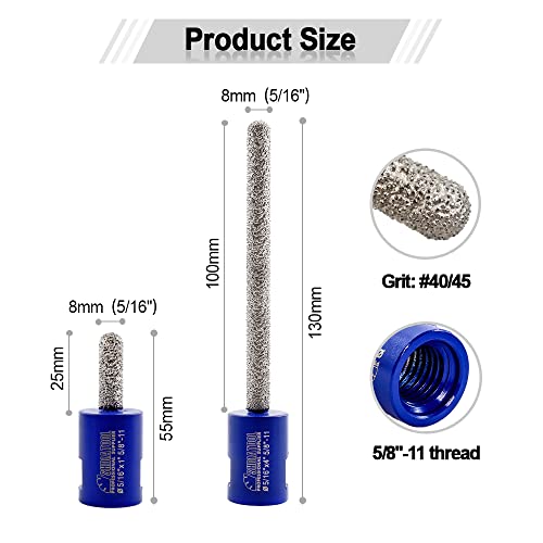 Kit de brocas para azulejos y porcelana 16 piezas miniatura 6