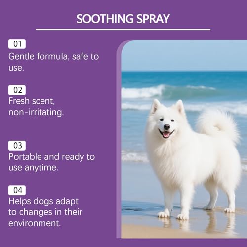 Pet Calming Spray for Dogs & Cats, Calms for Anxiety Helps Reduce Stress, Calming Diffuser for Use Around the House & Travelling, Soothing Spray for Blankets Carriers Pet Bedding, Gentle Formula 100ml - Image 5