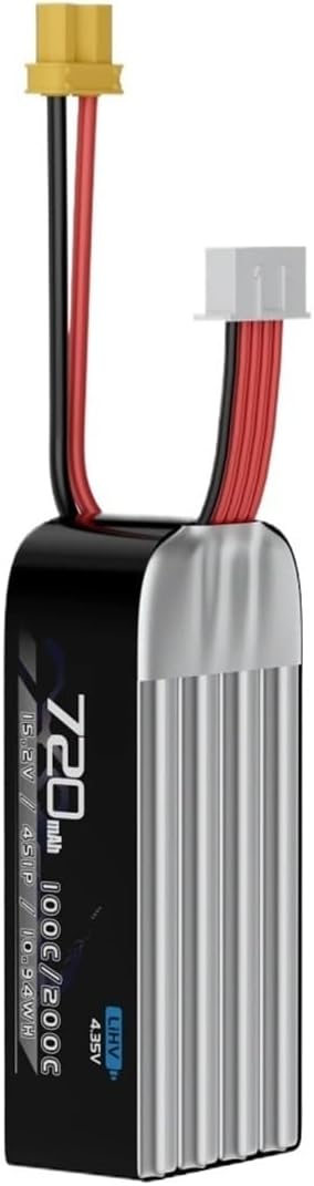 Compatible for LiHV 4S 720mAh 100C XT30 Battery for 2-4 Inch FPV Quadcopter Drone RC Accessories