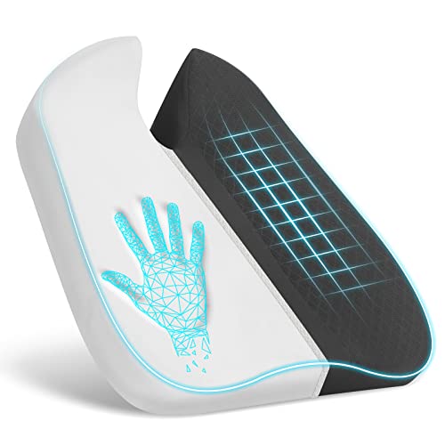 Gspscn Ergonomic Memory Foam Seat Cushion, Driver Seat Cushion Pad To Improve Driving View,Non-Slip Sciatica & Back Coccyx Tailbone Pain Relief Pillow - Office Chairs,Car Seat,Wheelchair Cushion #TOP19