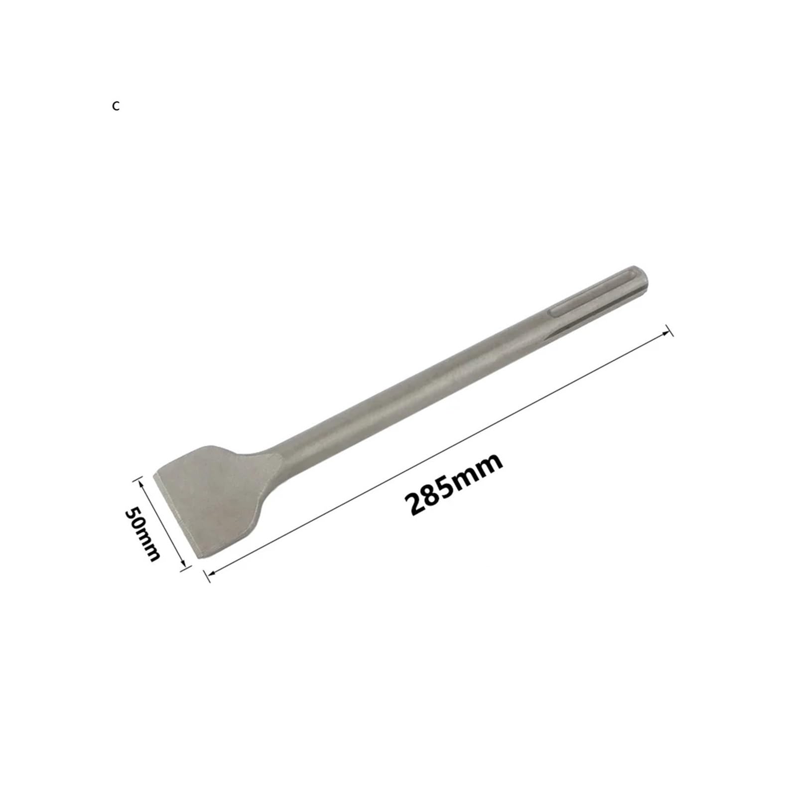 Scalpello Elettrico da 280 mm, scalpello Piatto for calcestruzzo, Mattoni, muri, Pietre, Rocce, Utensili for demolizione(C Type)