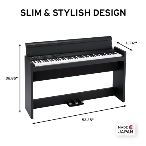 Korg LP-380U – Digital Piano with Stand – Black - Les Beatles, Paul McCartney, John Lennon, RIngo Starr, George Harrison Korg LP-380U - Digital Piano with Stand - Black – Image 4