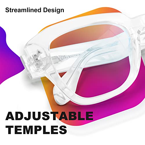 Image of VISOONE Acetate Blue Light Blocking Glasses Square with Anti Computer Glare for Gaming Women and Men GROUSE
