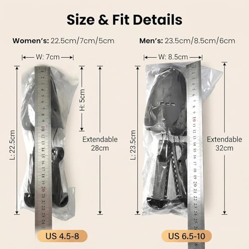 Support pour chaussures réglable automatique pour éviter les plis du cuir avec ressort - 2