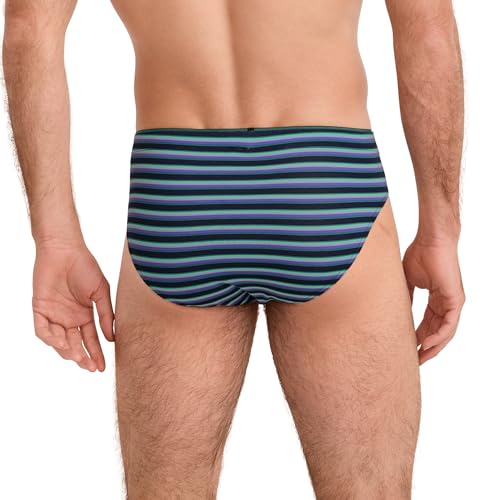 Jockey Men's Underwear True Style Bikini - 3 Pack, Future Dusk Cherished Stripe/Faded Grape/Deconstructed Geo, L3