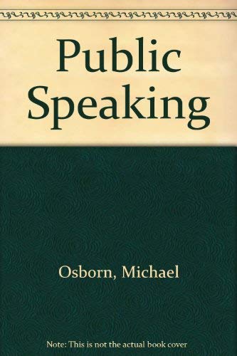 Public Speaking 0618095977 Book Cover