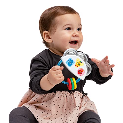 Baby Einstein Tiny Tambourine Musical Toy & Rattle, Bpa Free, Take Along, Age 3 Months+ #TOP1