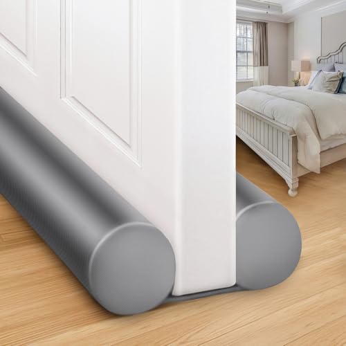 MAXTID Large Door Draft Blocker 32" Grey Bottom Door Draft Stoppers for Bottom of Door Weather Stripping Shower Door Seal Strip Under Gap Filler Doors Sweep Interior Doors for Home by MAXTID - Used condition - US$15.58