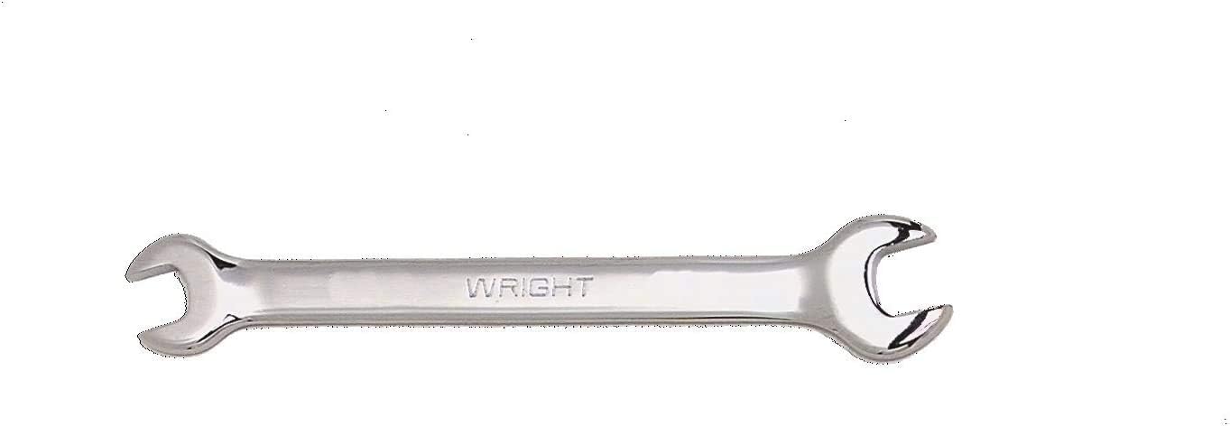 Wright Tool 1340 Full Polish Open End Wrench, 1-1/8" x 1-1/4"