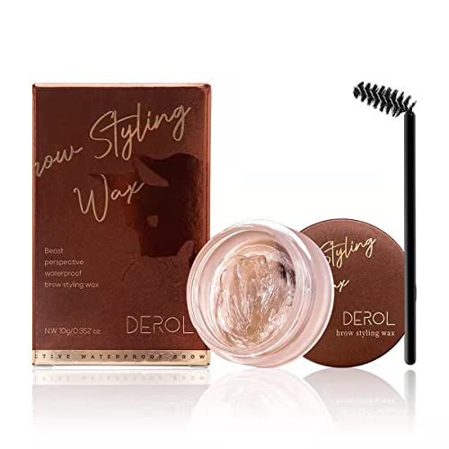 KISSIO Eyebrow Stamp Stencil and Eyebrow Styling Gel Kit (03#Clear)