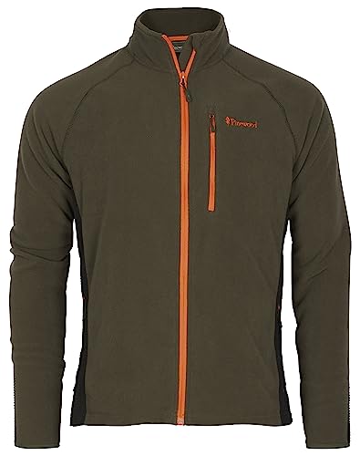 Pinewood Air Vent Fleece Jacke für Herren. Zum Wandern, Trekking, Jagd, Hundesport und vielen Outdoor-Aktivitäten (DUNKLES OLIVGRÜN, M)