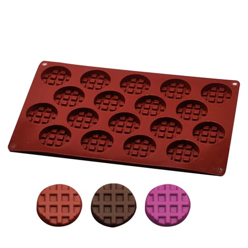shjxi Molde para gofres, molde para barra de caramelo | Molde de chocolate con barra de caramelo de 18 rejillas - multifuncional para hornear hemisferio, juego de utensilios para hornear