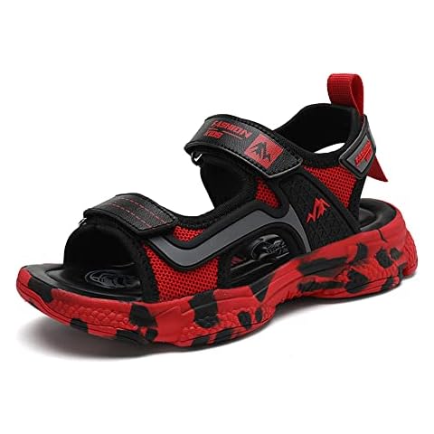 Kids Sandals Boys Sandals Summer Pool Beach Shoes Outdoor Sports Sandals Soft Sole Anti-Slip Shoes Cover