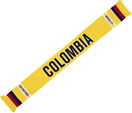 image for Euroscarves National Soccer High-Definition HD Knit Scarf (Colombia), 