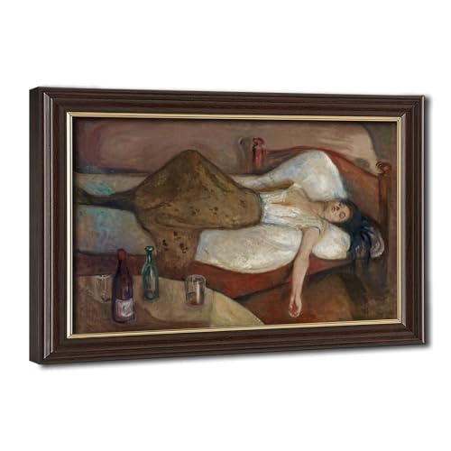Toile The Day After Edvard Munch : Décoration murale élégante pour grand bureau