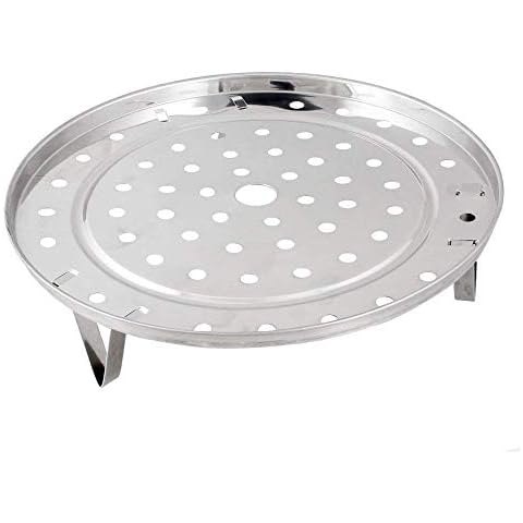 Steaming Rack Household Stainless Steel Cooking Ware Thickened Steaming Rack Stand (11 inch) Cover